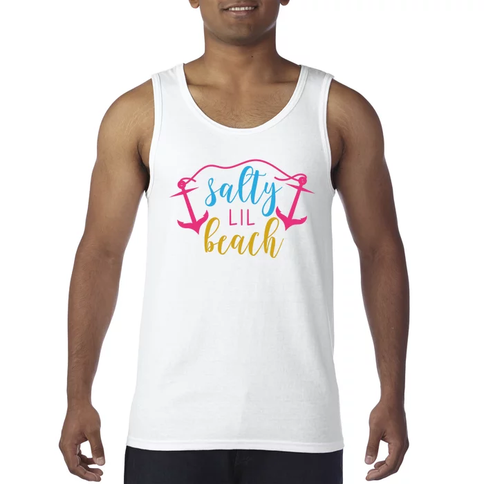 Salty Lil Beach Funny Vacation Tank Top