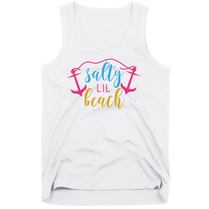 Salty Lil Beach Funny Vacation Tank Top