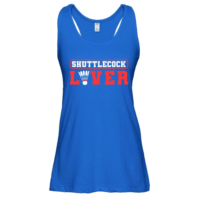 Shuttlecock Lover Badminton Lover Gift Ladies Essential Flowy Tank