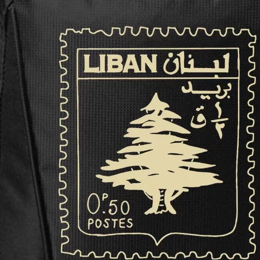 Support Lebanon Beirut Map Lebanese Flag City Backpack