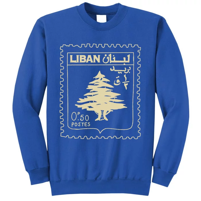 Support Lebanon Beirut Map Lebanese Flag Tall Sweatshirt