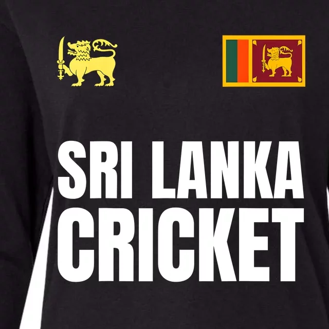 Sri Lanka Cricket 2024 Sri Lankan Cricket Jersey Womens Cotton Relaxed Long Sleeve T-Shirt