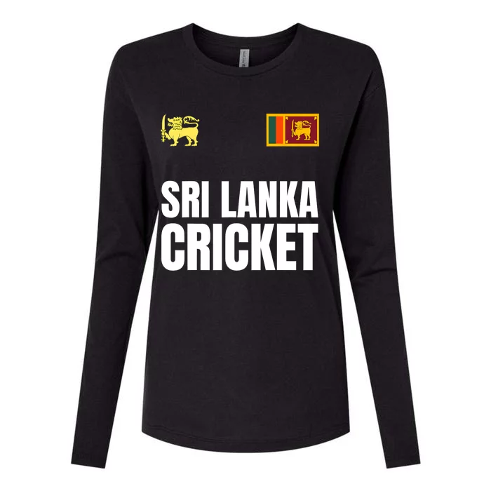 Sri Lanka Cricket 2024 Sri Lankan Cricket Jersey Womens Cotton Relaxed Long Sleeve T-Shirt