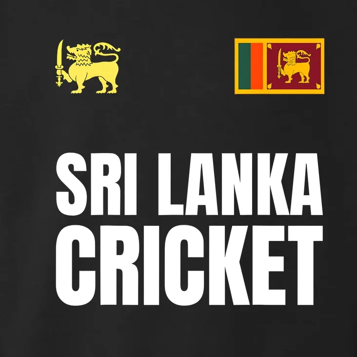 Sri Lanka Cricket 2024 Sri Lankan Cricket Jersey Toddler Hoodie