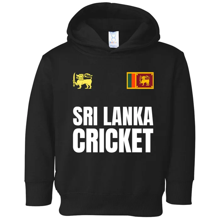 Sri Lanka Cricket 2024 Sri Lankan Cricket Jersey Toddler Hoodie