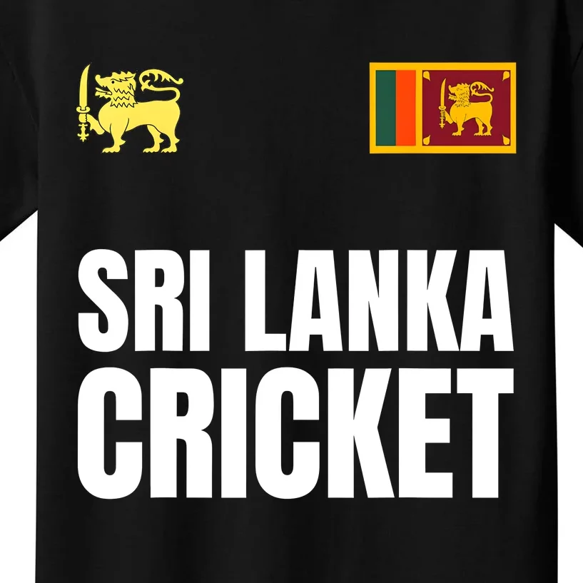 Sri Lanka Cricket 2024 Sri Lankan Cricket Jersey Kids T-Shirt