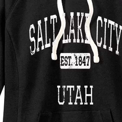 Salt Lake City Utah Ut Women's Fleece Hoodie