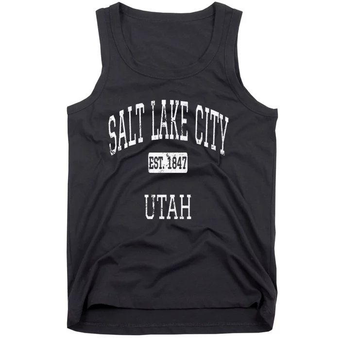 Salt Lake City Utah Ut Tank Top