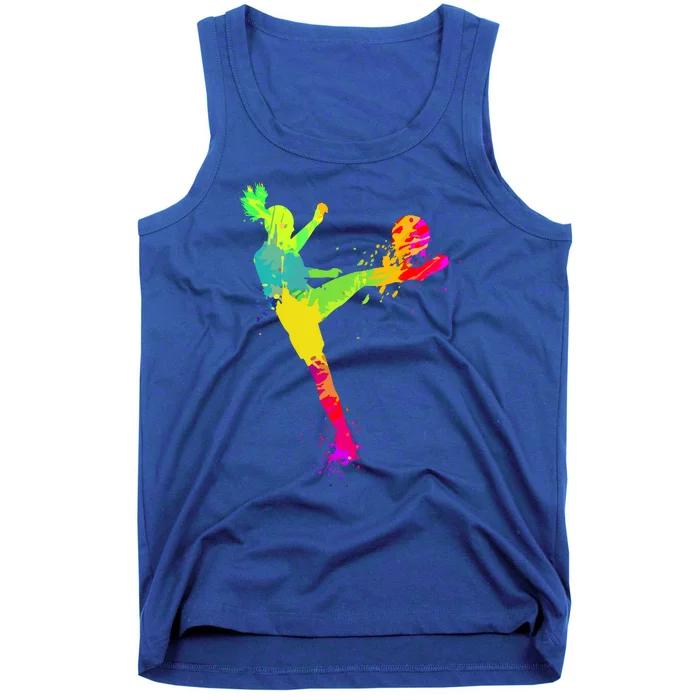 Sport Lover Cool Soccer For Women Girls Soccer Player Gift Tank Top