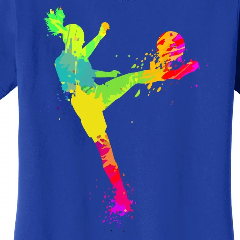 Sport Lover Cool Soccer For Women Girls Soccer Player Gift Women's T-Shirt