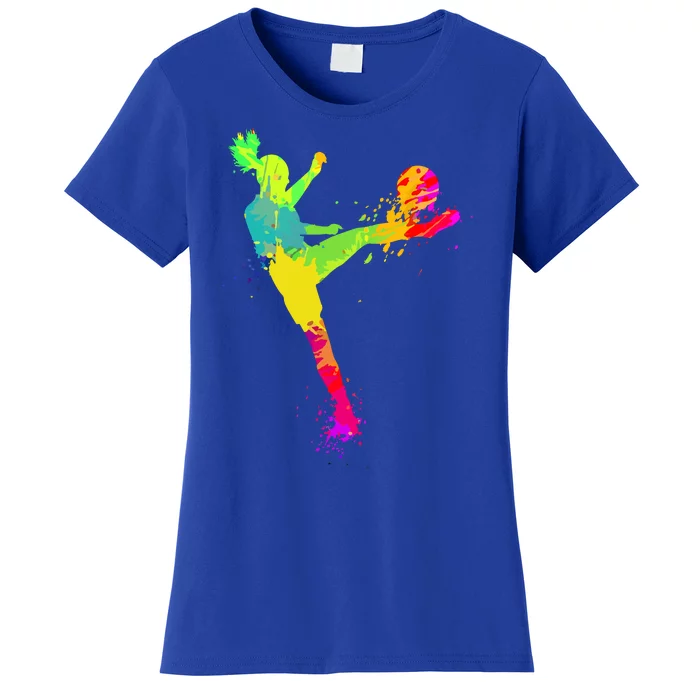 Sport Lover Cool Soccer For Women Girls Soccer Player Gift Women's T-Shirt