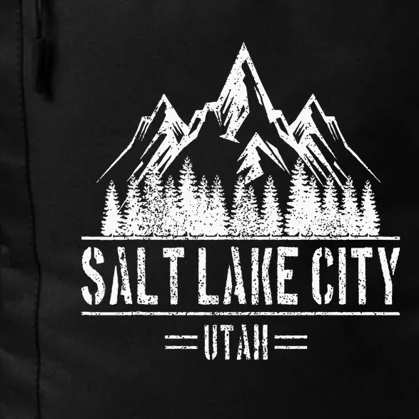 Salt Lake City Utah Mountains Nature Souvenir Daily Commute Backpack