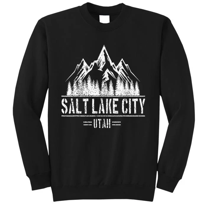 Salt Lake City Utah Mountains Nature Souvenir Tall Sweatshirt