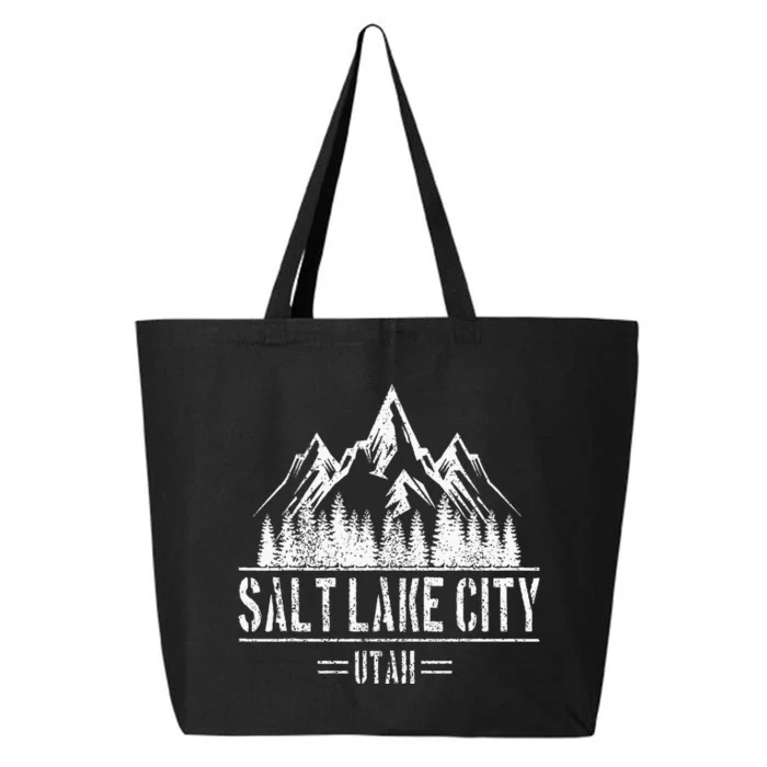 Salt Lake City Utah Mountains Nature Souvenir 25L Jumbo Tote