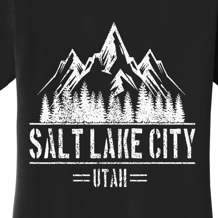 Salt Lake City Utah Mountains Nature Souvenir Women's T-Shirt