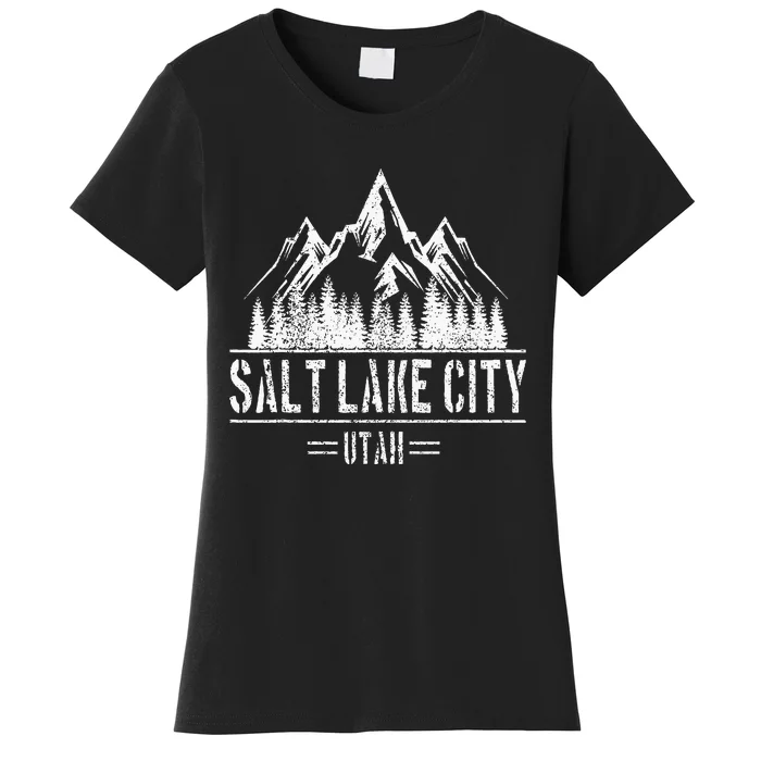 Salt Lake City Utah Mountains Nature Souvenir Women's T-Shirt