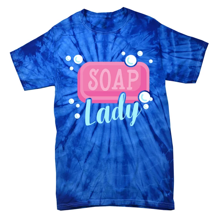 Soap Lady Cool Gift Soap Maker Handmade Soap Making Soapmaking Cute Gift Tie-Dye T-Shirt