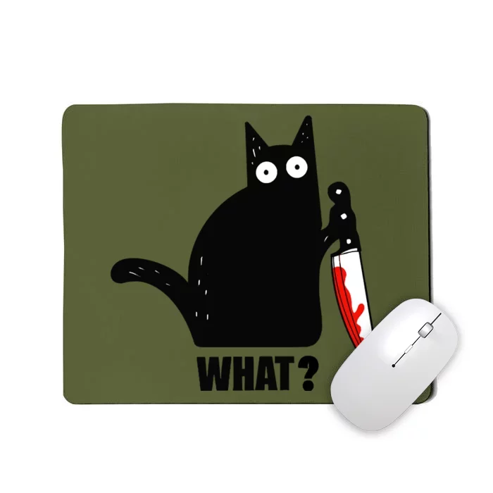 Spooky Lockdown Cat Mousepad