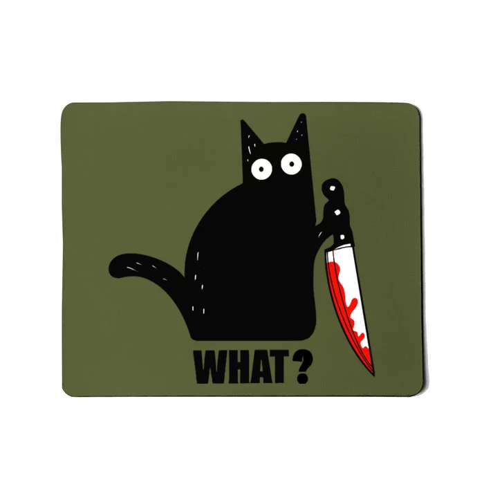 Spooky Lockdown Cat Mousepad