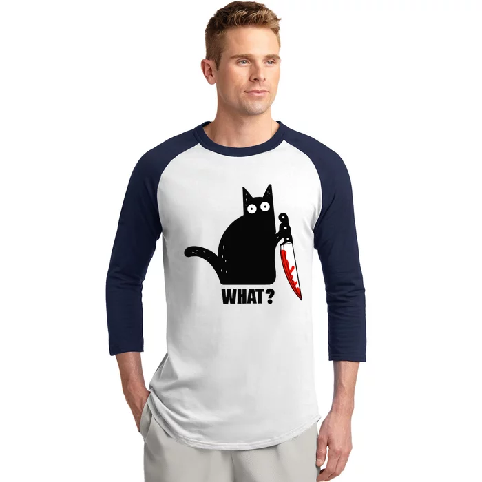 Spooky Lockdown Cat Baseball Sleeve Shirt