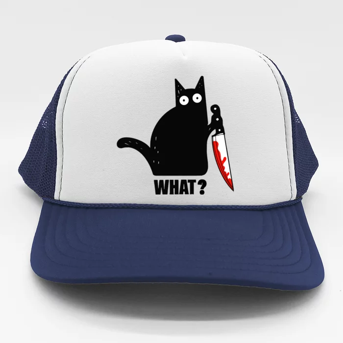 Spooky Lockdown Cat Trucker Hat