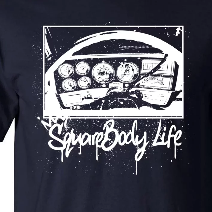 Squarebody Life C10 Classic Truck Squarebody Nation Tall T-Shirt