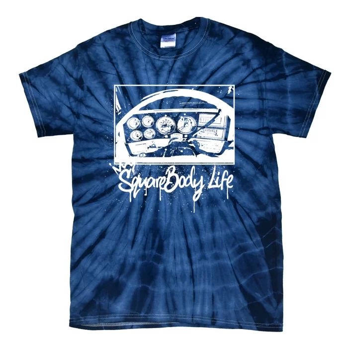 Squarebody Life C10 Classic Truck Squarebody Nation Tie-Dye T-Shirt