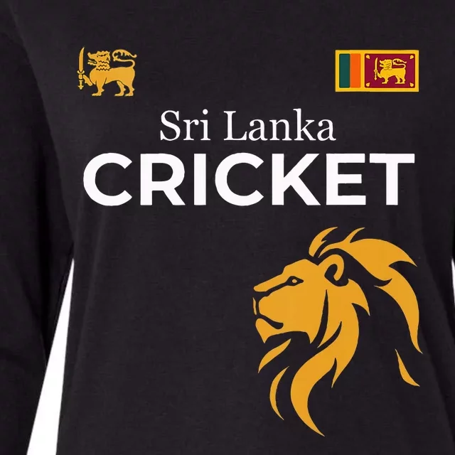 Sri Lanka Cricket Perfect For Lankan Cricket Fans Womens Cotton Relaxed Long Sleeve T-Shirt