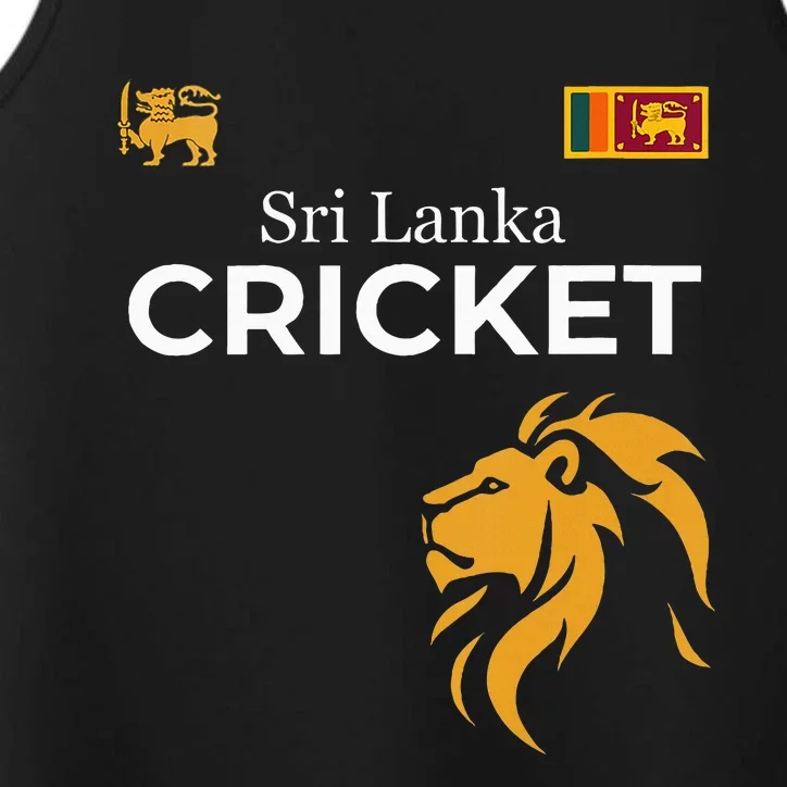 Sri Lanka Cricket Perfect For Lankan Cricket Fans Performance Tank