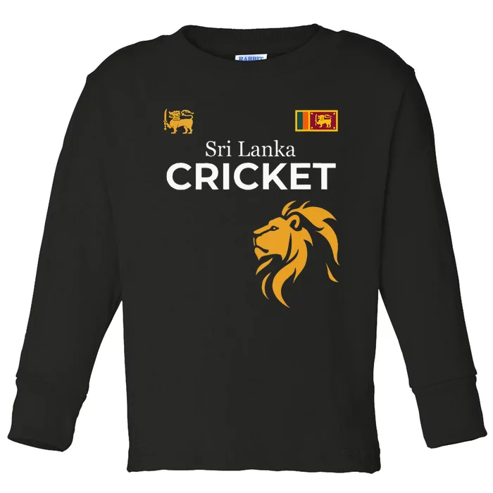 Sri Lanka Cricket Perfect For Lankan Cricket Fans Toddler Long Sleeve Shirt