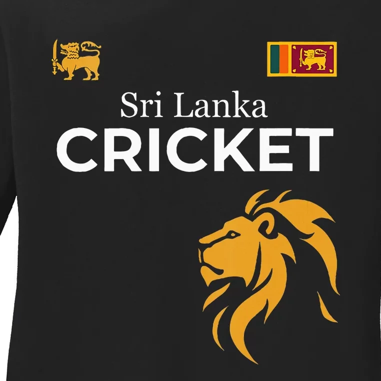 Sri Lanka Cricket Perfect For Lankan Cricket Fans Ladies Long Sleeve Shirt