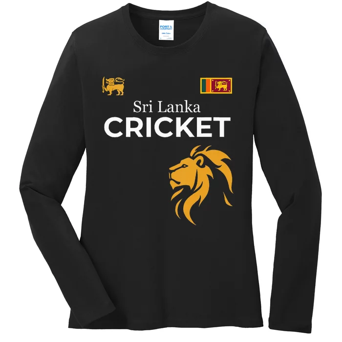 Sri Lanka Cricket Perfect For Lankan Cricket Fans Ladies Long Sleeve Shirt