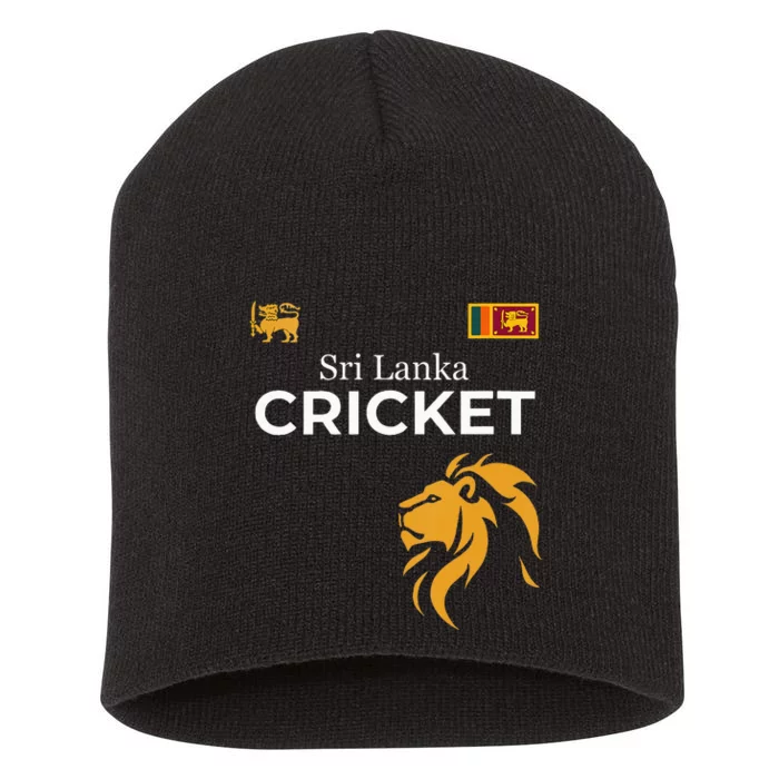 Sri Lanka Cricket Perfect For Lankan Cricket Fans Short Acrylic Beanie