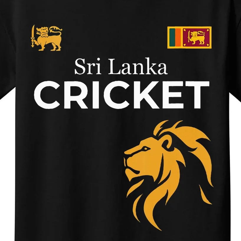 Sri Lanka Cricket Perfect For Lankan Cricket Fans Kids T-Shirt