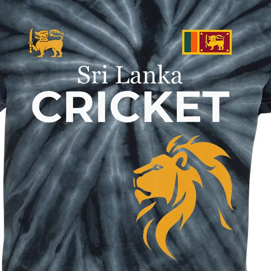 Sri Lanka Cricket Perfect For Lankan Cricket Fans Kids Tie-Dye T-Shirt