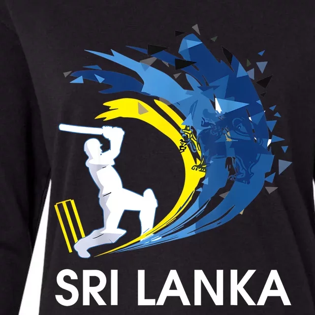 Sri Lanka Cricket 2024 Sri Lankan Cricket Jersey Womens Cotton Relaxed Long Sleeve T-Shirt