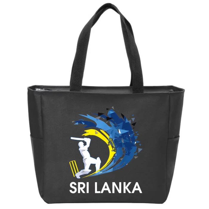 Sri Lanka Cricket 2024 Sri Lankan Cricket Jersey Zip Tote Bag