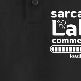 Sarcastic Lab Comment Loading Scientist Science Funny Dry Zone Grid Performance Polo