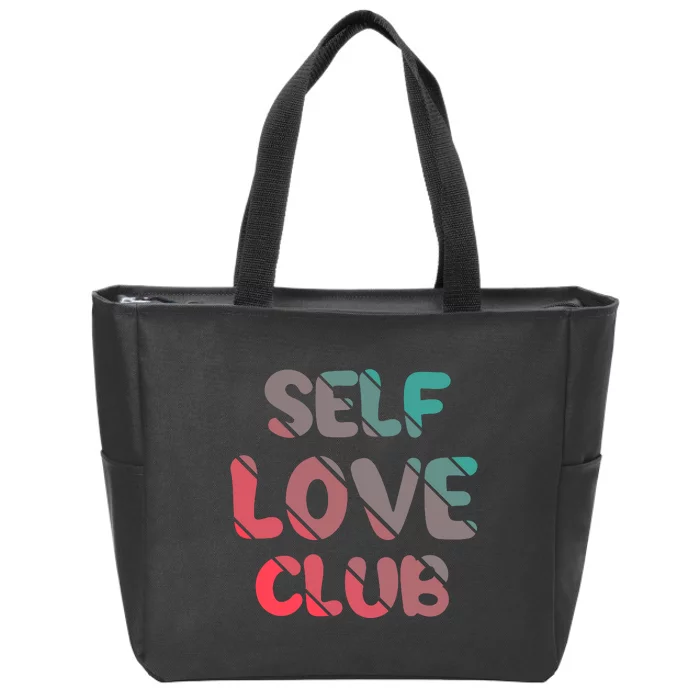 Self Love Club Zip Tote Bag