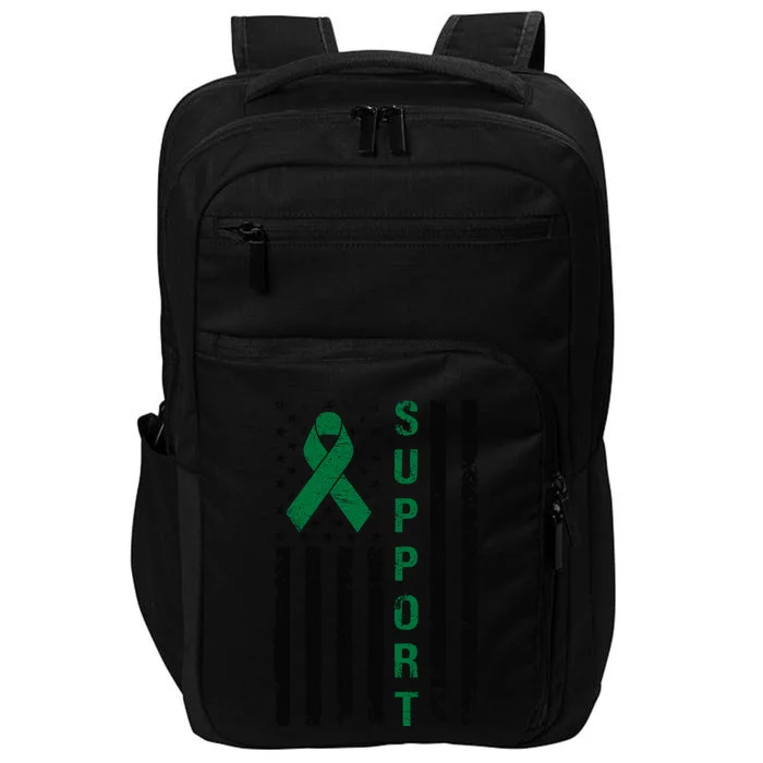 Support Liver Cancer Awareness Impact Tech Backpack