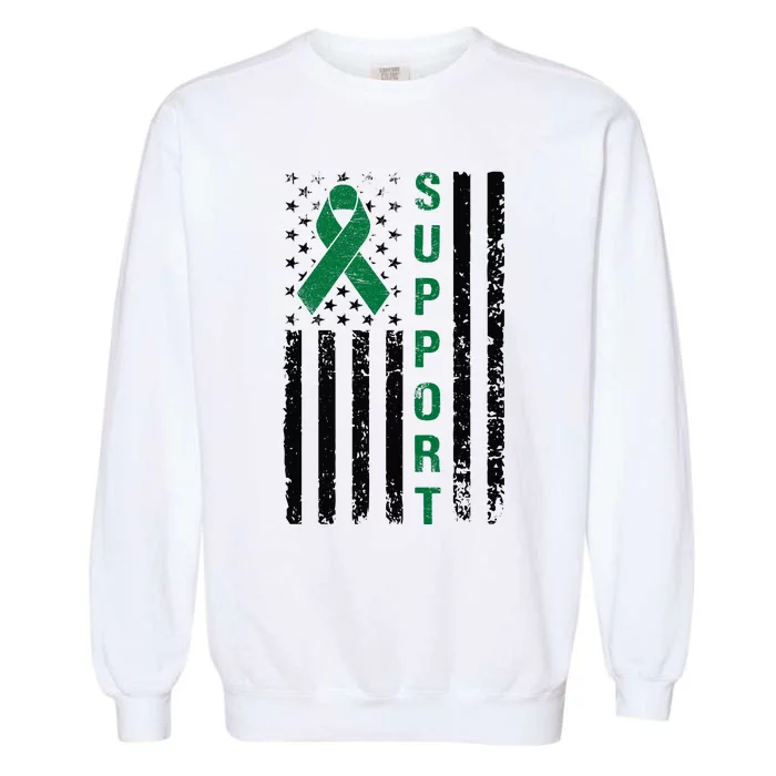 Support Liver Cancer Awareness Garment-Dyed Sweatshirt