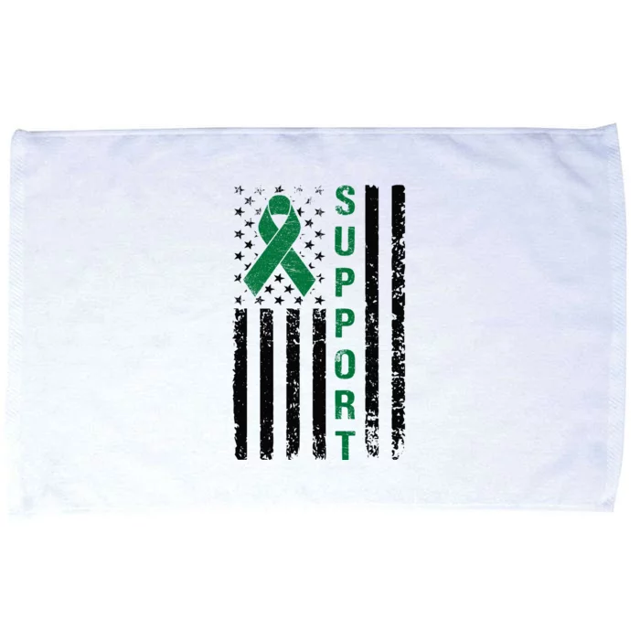 Support Liver Cancer Awareness Microfiber Hand Towel