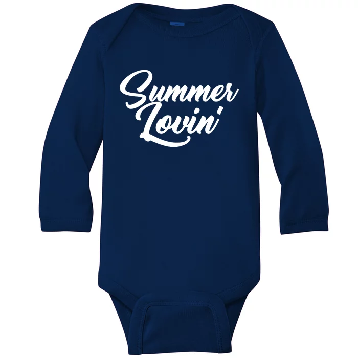 Summer Lovin Cute Baby Long Sleeve Bodysuit