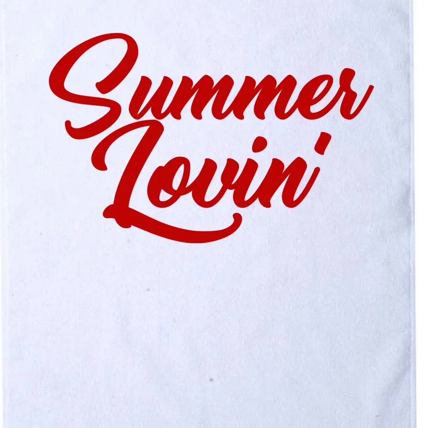 Summer Lovin Cute Platinum Collection Golf Towel