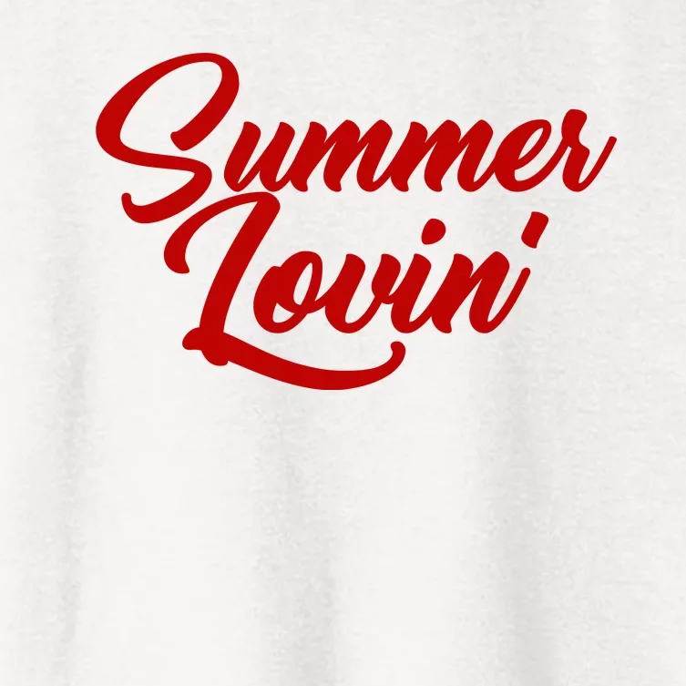 Summer Lovin Cute Women's Crop Top Tee