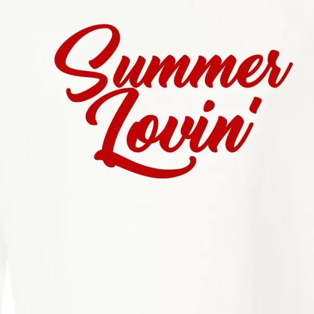 Summer Lovin Cute Cropped Pullover Crew