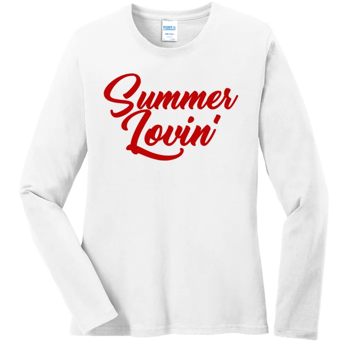 Summer Lovin Cute Ladies Long Sleeve Shirt