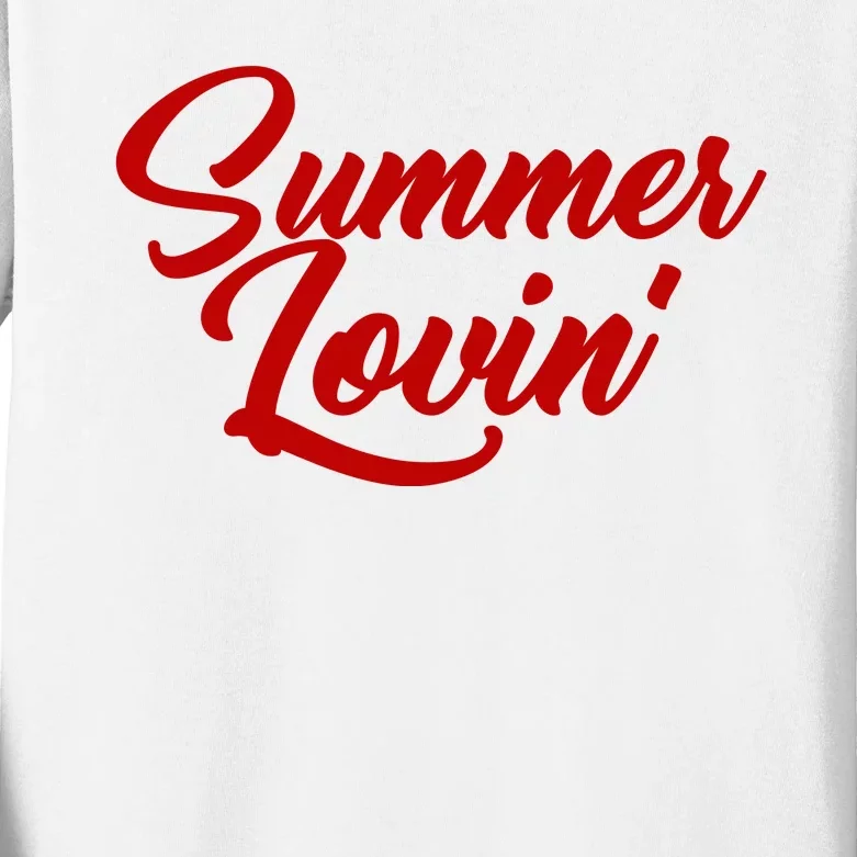 Summer Lovin Cute Kids Long Sleeve Shirt