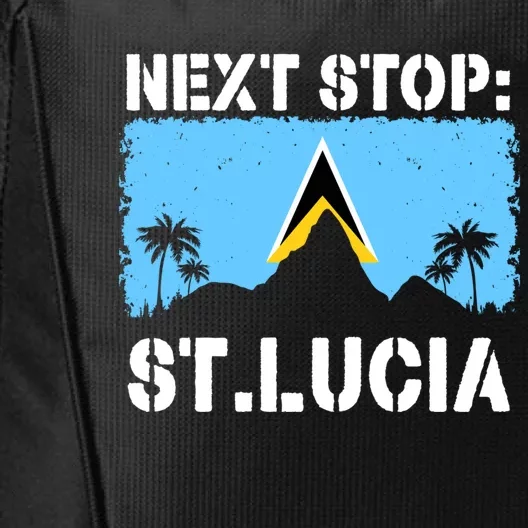 St Lucia Caribbean Vacation Trip Next Stop Vacay Vibes Cool Gift City Backpack