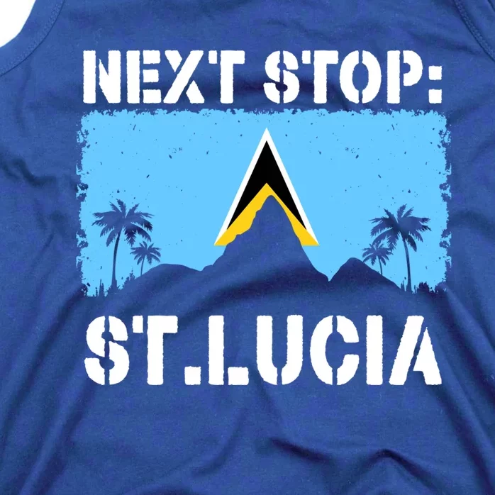 St Lucia Caribbean Vacation Trip Next Stop Vacay Vibes Cool Gift Tank Top